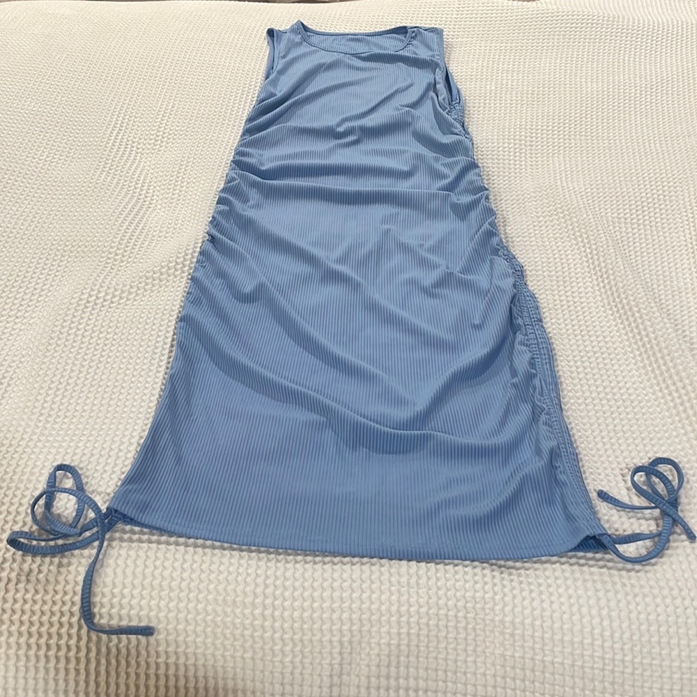 Blue Fitted Dress